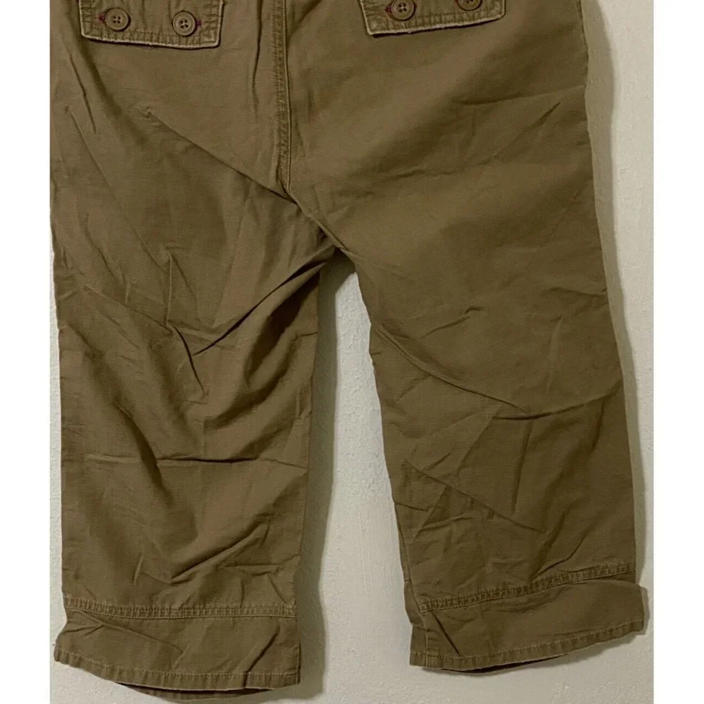 The North Face Women's Size 6 Golden Brown Casual Hiking Capri Pants 32" x 18" - Picture 6 of 9